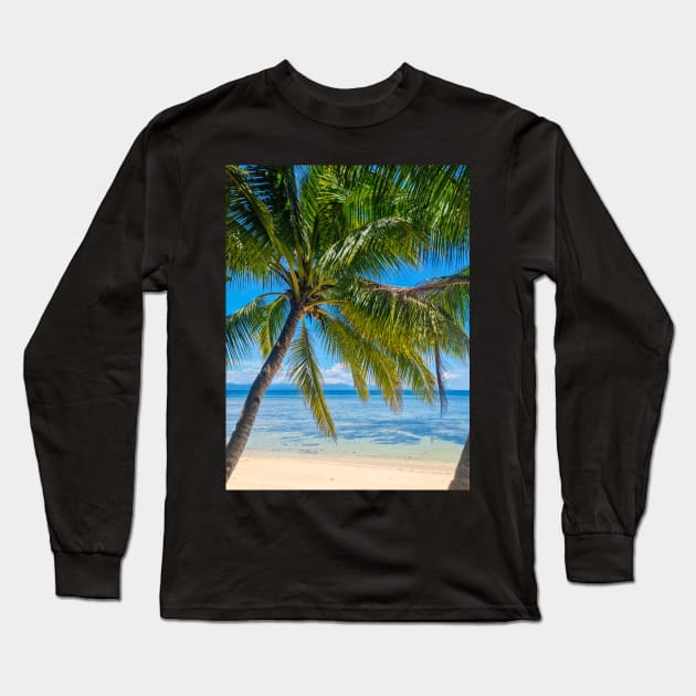 Panaraga Beach, Barobo, Surigao del Sur, Mindanao, Philippines Long Sleeve T-Shirt by Upbeat Traveler